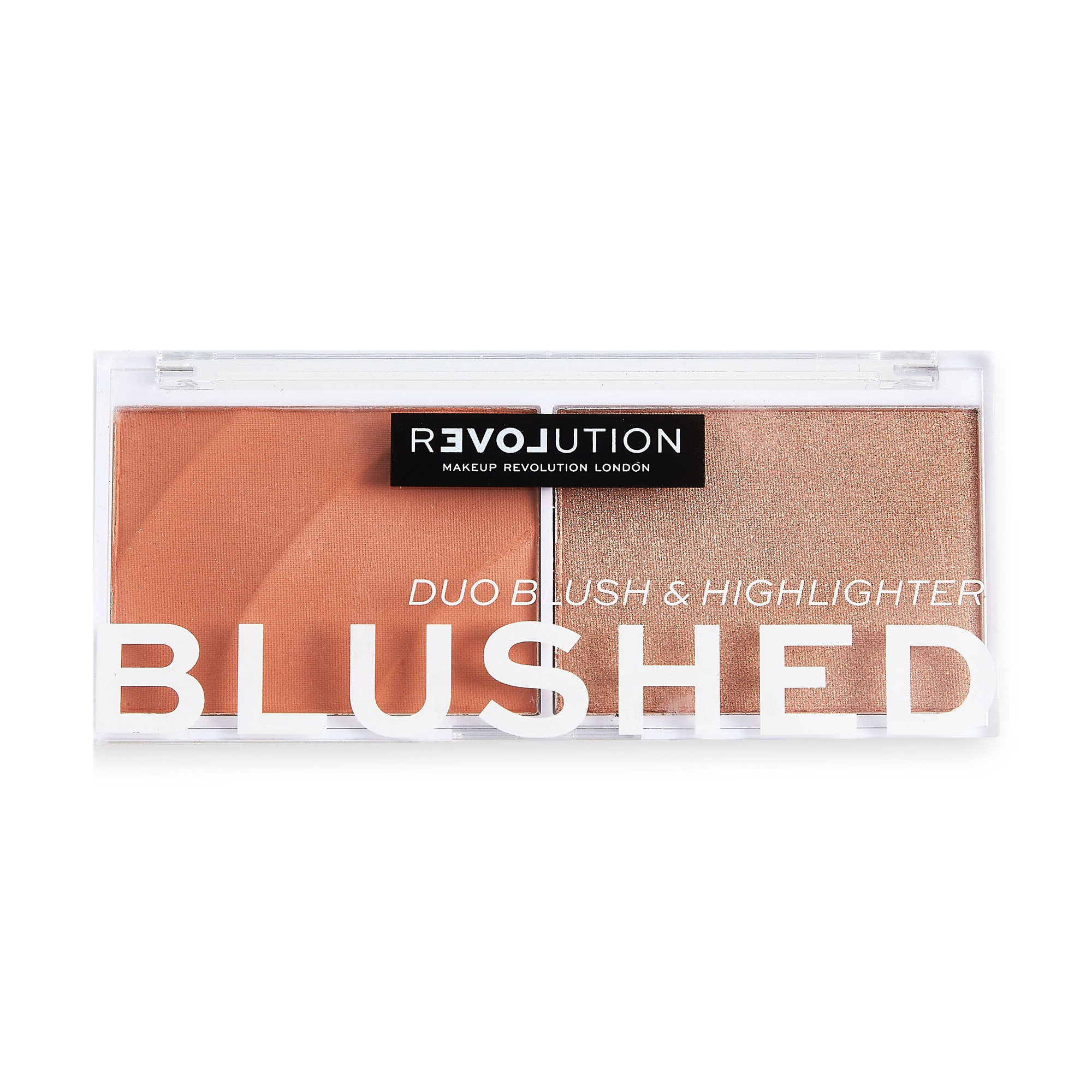 Рум'яна та хайлайтер для обличчя Relove by Revolution Colour Play Blushed Duo, Queen, 5.8 г