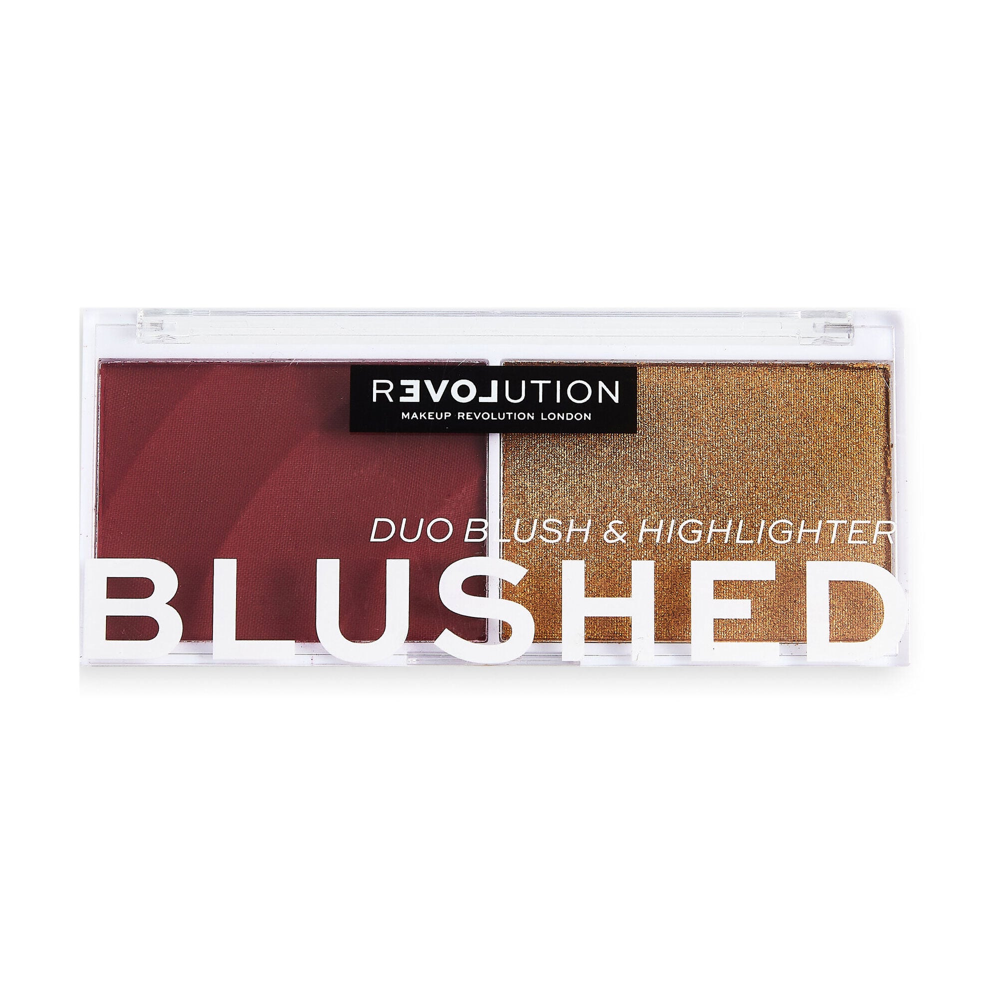 Рум'яна та хайлайтер для обличчя Relove by Revolution Colour Play Blushed Duo, Wishful, 5.8 г